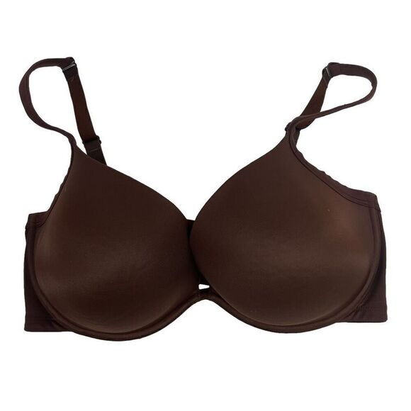 Cacique Womens Molded Adjustable Strap Nylon Blend Underwired Bra Brown Sz 44DD - Picture 5 of 14